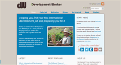 Desktop Screenshot of developmentworker.com